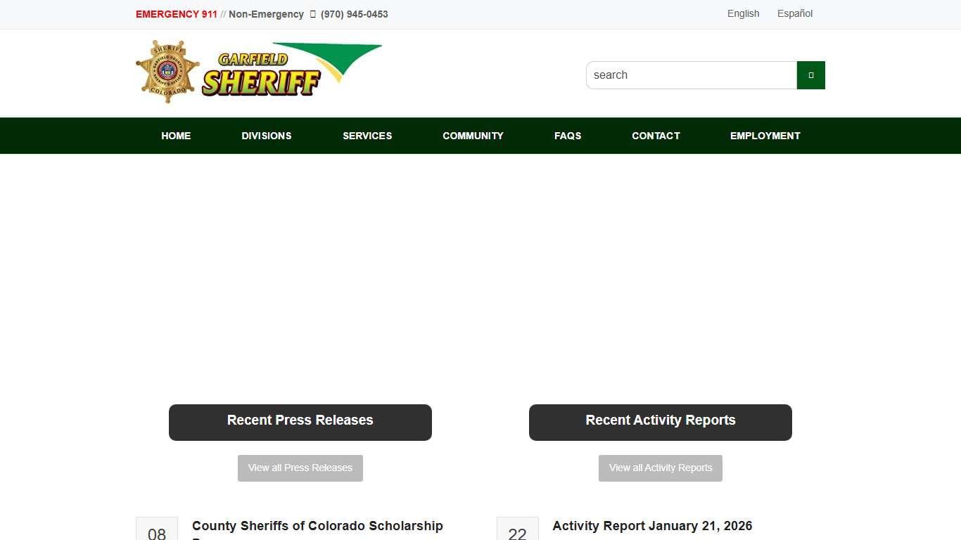 Garfield County Sheriff Colorado